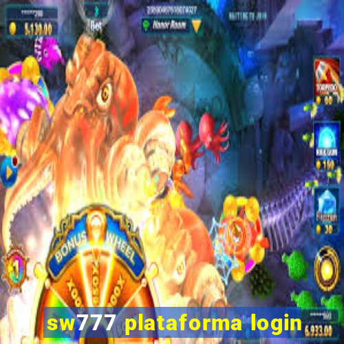 sw777 plataforma login